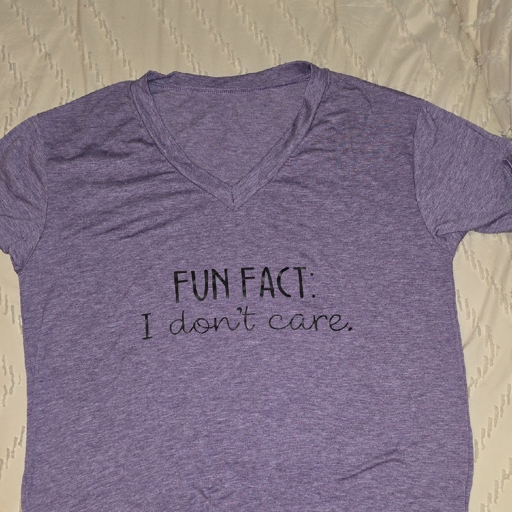 SHEIN Purple Short Sleeve Tee